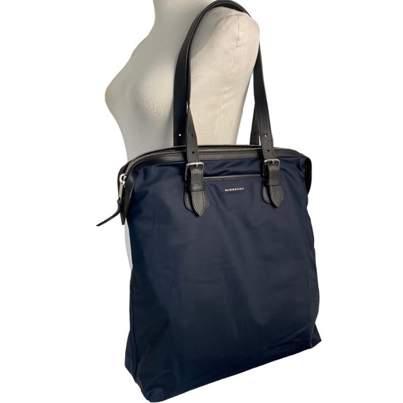 BURBERRY NYLON LEATHER SHOULDER BAG - Picture 2 of 15